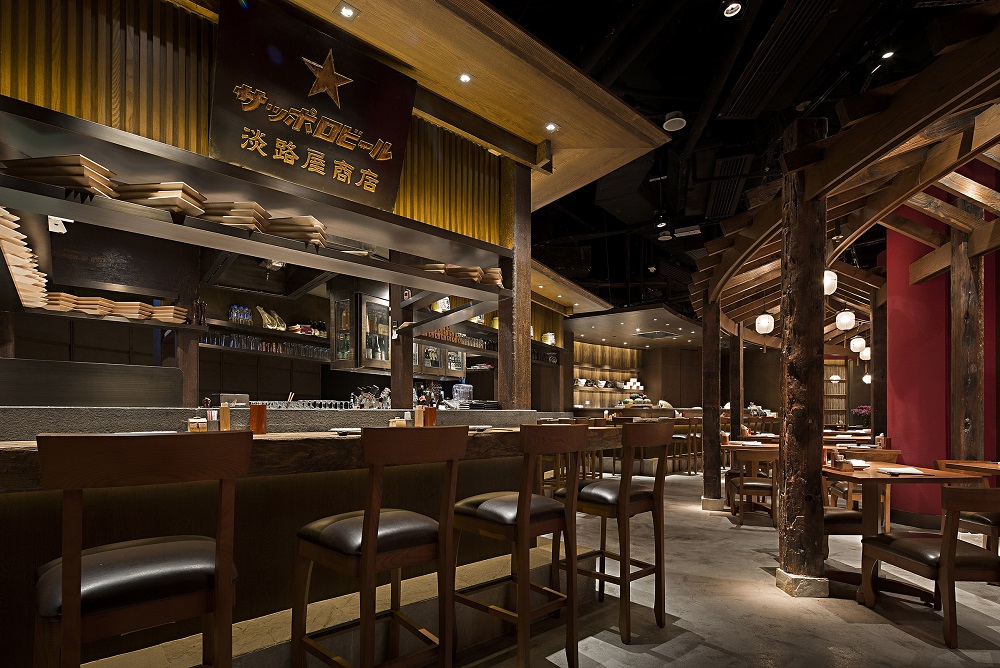 長沙門店裝修，餐飲門面中餐廳裝修設(shè)計(jì)
